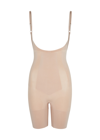 SPANX ONCORE OPEN-BUST MID-THIGH BODYSUIT