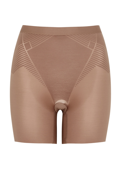 Spanx Thinstincts 2.0 Girl Shorts In Light Brown