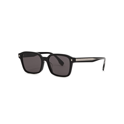 Fendi Black Rectangle-frame Sunglasses, Sunglasses, Black, Grey Lenses