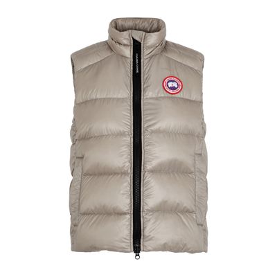 Canada Goose Cypress Quilted Feather-light Shell Gilet, Beige, Gilet