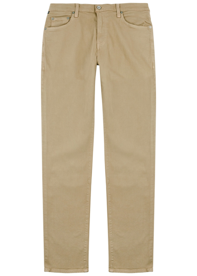 Citizen Of Humanity Citizens Of Humanity Adler Tapered-leg Jeans In Tan