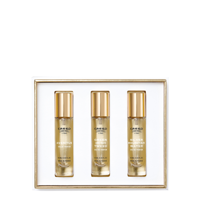 Creed Male Eau De Parfum Gift Set 3 X 10ml In White