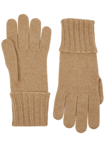 Inverni Cashmere Gloves In Camel