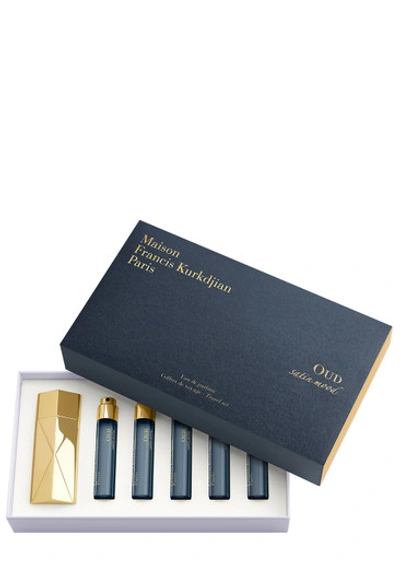 Maison Francis Kurkdjian Oud Satin Mood Travel Set, Perfume, Box In White