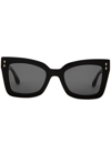 Isabel Marant Cat-eye Sunglasses In Black
