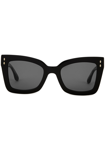 Isabel Marant Cat-eye Sunglasses In Black