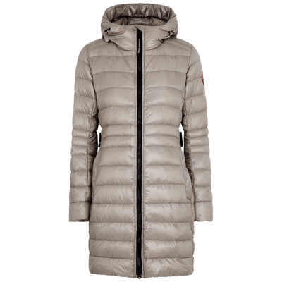 Canada Goose Black Recycled Polyamide Hooded Jacket For Women