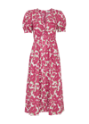 DIANE VON FURSTENBERG DIANE VON FURSTENBERG HEATHER FLORAL-PRINT STRETCH-COTTON MIDI DRESS