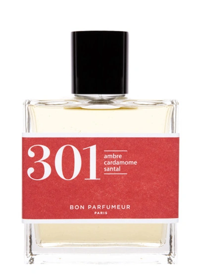 Bon Parfumeur 301 Sandalwood, Amber, Cardamom Eau De Parfum 100ml In White