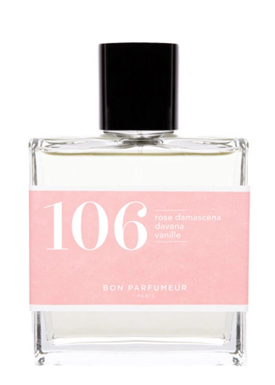 Bon Parfumeur 106 Damascena Rose, Davana, Vanilla Eau De Parfum 100ml In White