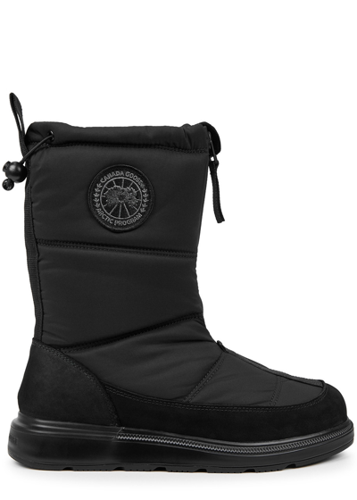 Canada Goose Cypress Quilted Nylon Ankle Boots In Black