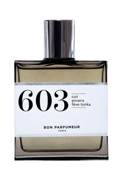 Bon Parfumeur 603 Les Privés Leather, Incense, Tonka Eau De Parfum 100ml In White