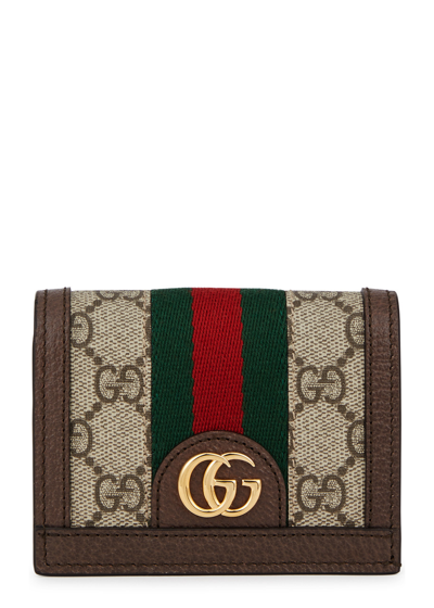 Gucci Ophidia Gg Monogrammed Wallet In Multi