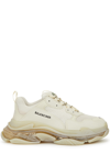 BALENCIAGA TRIPLE S PANELLED MESH SNEAKERS, SNEAKERS, BEIGE, PADDED