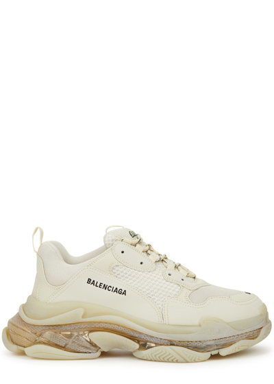 Balenciaga Triple S Sneakers In Off White