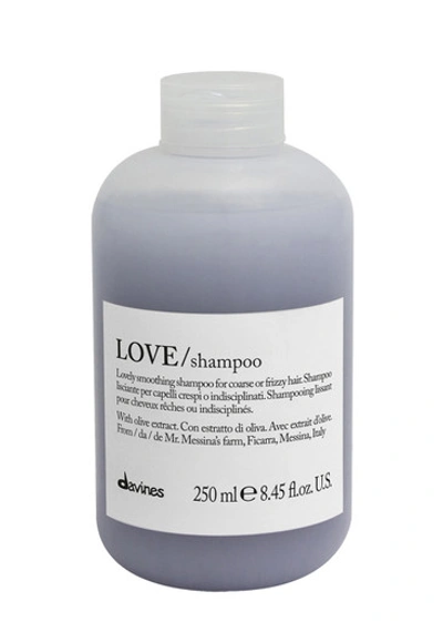 Davines Love Smoothing Shampoo For Frizzy Hair 250ml In White