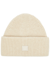 Acne Studios Fn-ux Beanie -  - Wool - Oatmeal In Cream