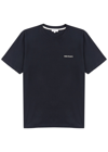 Norse Projects Black Johannes T-shirt In Navy