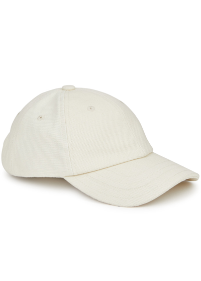 Jacquemus La Casquette Cotton Cap In Off White