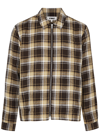 YMC YOU MUST CREATE YMC BOWIE CHECKED LINEN SHIRT