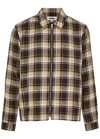 Ymc You Must Create Curtis Checked Shirt In Brown