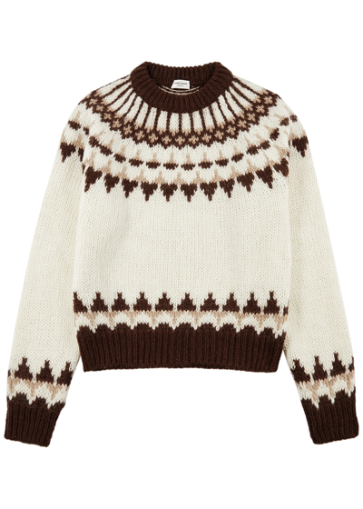 Saint Laurent Knitwear In Cream