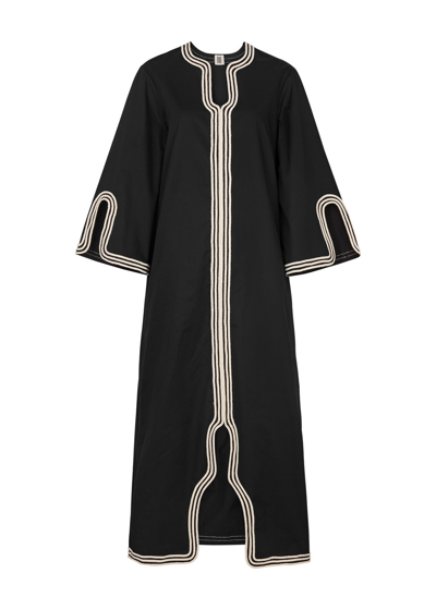 By Malene Birger Maylas Kaftan-style Midi Dress In Black