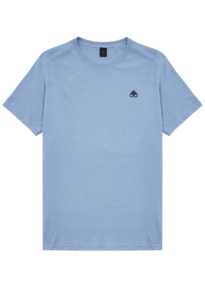 Moose Knuckles Satellite Cotton T-shirt In Blue