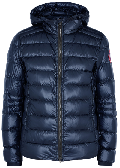 Canada Goose Crofton Quilted Shell Jacket In Navy