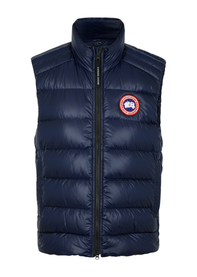 Canada Goose Crofton Quilted Shell Gilet In Navy