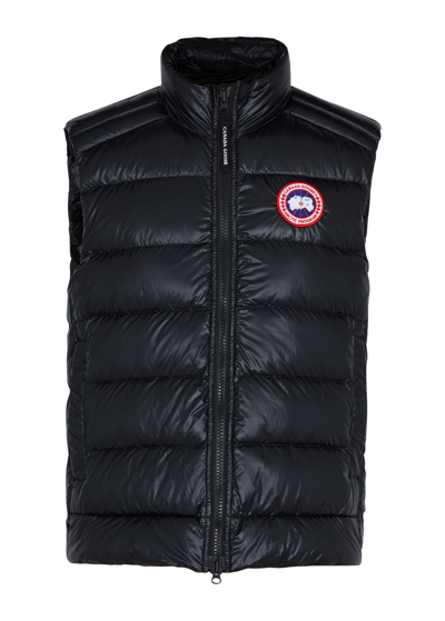 Canada Goose Crofton Quilted Shell Gilet In Black