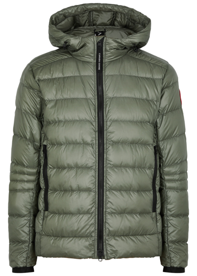 Canada Goose Crofton Quilted Shell Jacket In Green