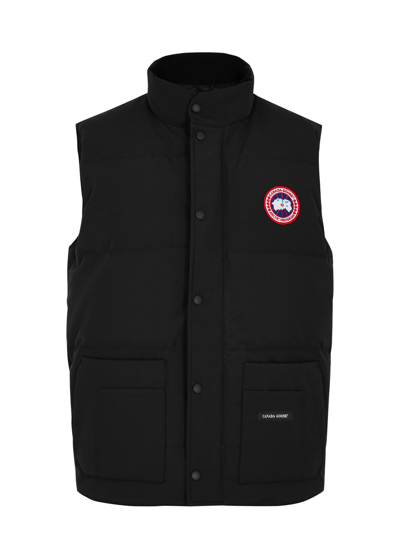 Canada Goose Freestyle Quilted Artic-tech Gilet In Black