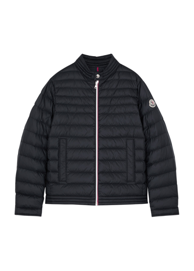 Moncler Kids Urzay Quilted Shell Jacket, Jacket, Blue