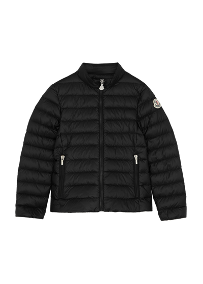 Moncler Kids Kaukura Quilted Shell Jacket (8-10 Years) In Black