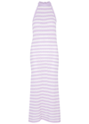 Kitri Atlanta Crochet Knit Dress In Lilac