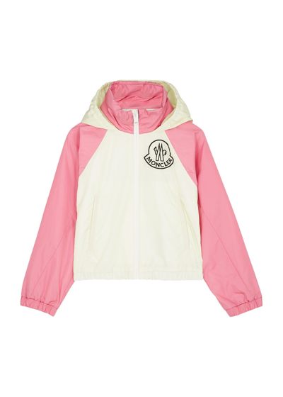 Moncler Kids Two-tone Shell Jacket (8-10 Years) In Pink Other