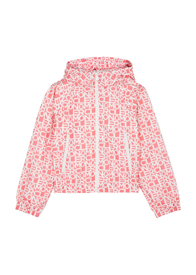 Moncler Kids Logo-print Shell Jacket (8-10 Years) In Pink Other