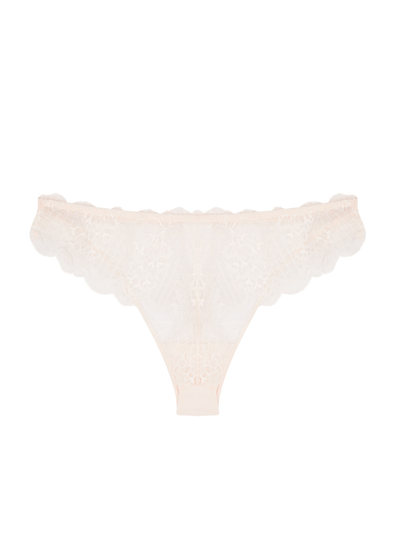 Simone Perele Simone Pérèle Reve Lace Thong In Light Pink