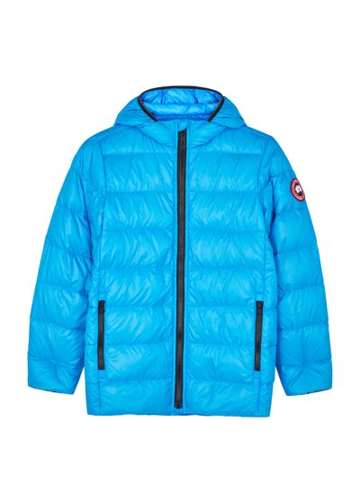 Canada Goose Kids Crofton Quilted Shell Jacket (8-14+ Years) In Blue