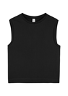 Varley Page Seamless Crop Tank Top In Black In Black