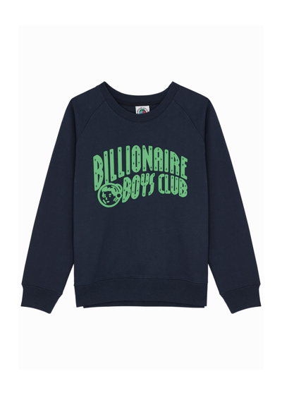 Billionaire Boys Club Kids Logo-print Cotton Sweatshirt In Navy & Other