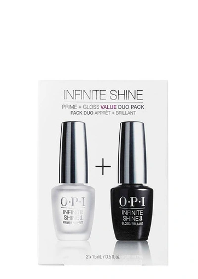 Opi Infinite Shine Top & Base Duo Pack In White