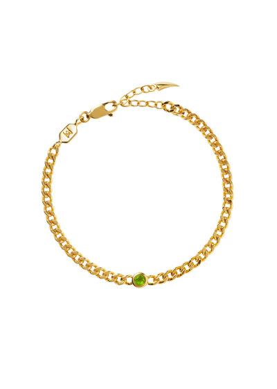 Missoma August Birthstone 18kt Gold Vermeil Bracelet
