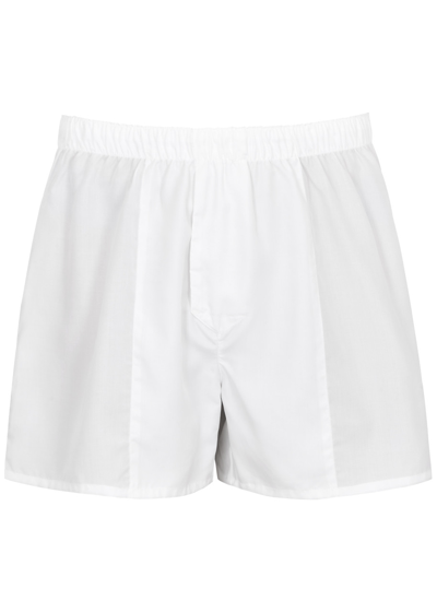 Cdlp Lyocell Boxer Shorts In White