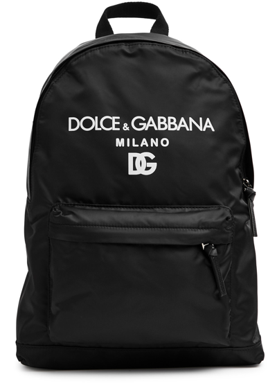 Dolce & Gabbana Kids Logo-print Nylon Backpack