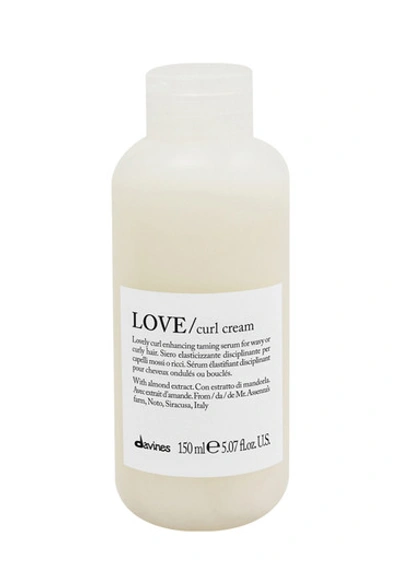 Davines Love Curl-defining Hair Cream 150ml In White