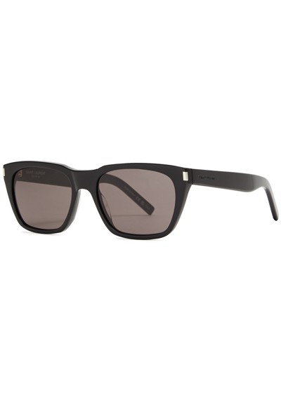 Saint Laurent Wayfarer-style Sunglasses In Brown