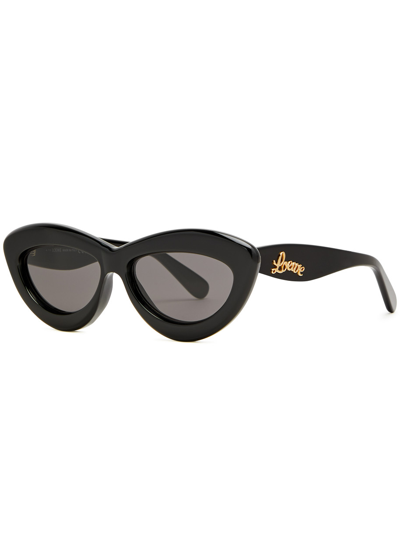 Loewe Cat-eye Sunglasses In Black