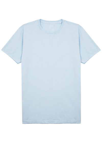 Colorful Standard Cotton T-shirt In Light Blue 2
